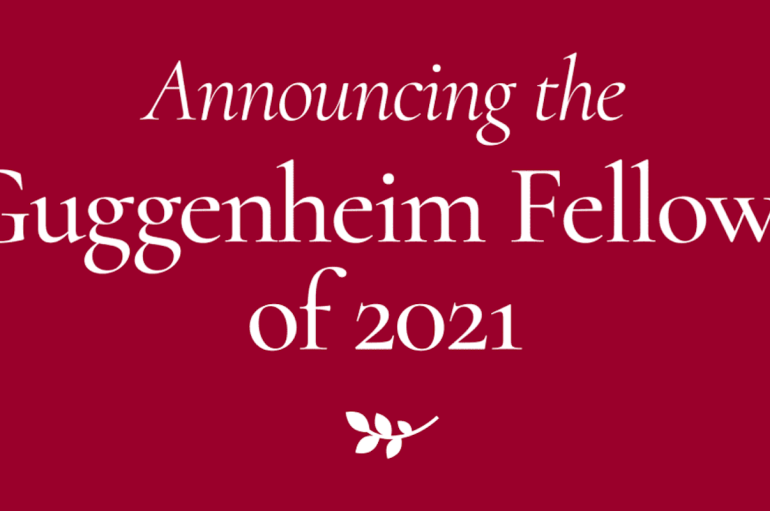 "Announcing Guggenheim Fellowships of 2021" Graphic