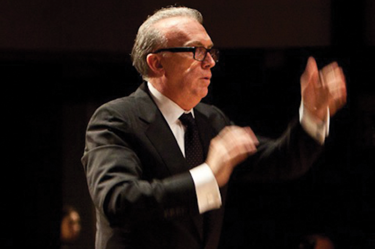James Baker conducting
