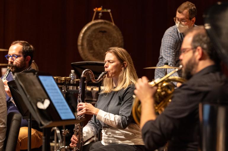 Grossman Ensemble in rehearsal