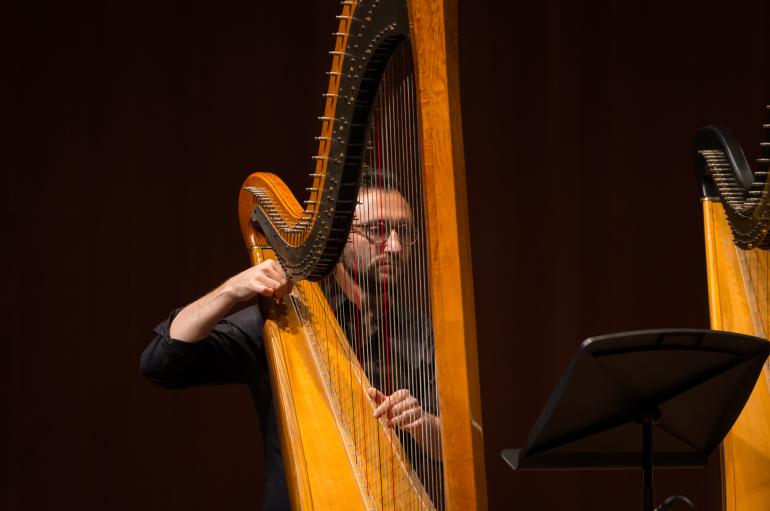 Ben Melsky, harp credit Anthony Nguyen