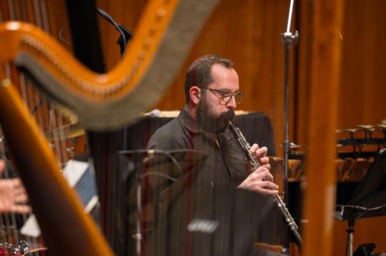 Members of the Grossman Ensemble performance photo