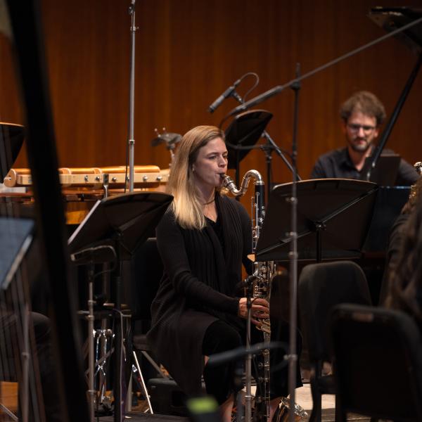 Katherine Jimoh, clarinet with Grossman Ensemble