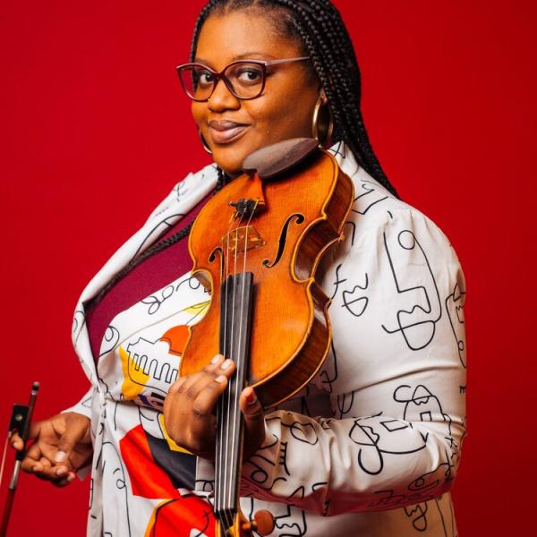 Photo: Orel Chollette, Caitlin Edwards, violin; caitlinedwards.com